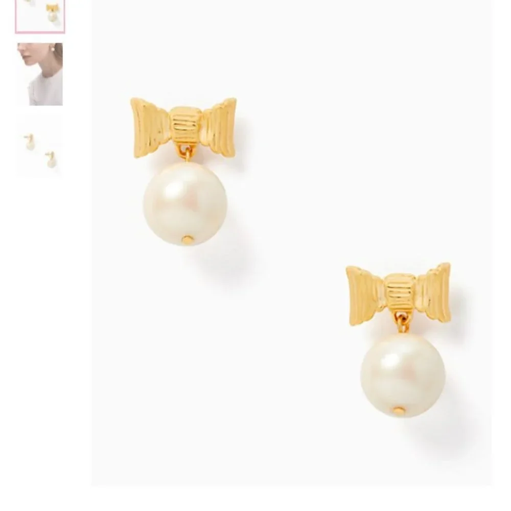 Kate Spade Pearls Drop Earrings NWT